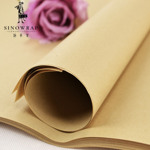 flower clothes high-grade flower rose packaging material kraft paper solid color flower shop supplies book cover gift paper