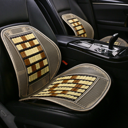 bamboo car waist cushion office breathable back cushion car back seat summer waist cushion waist support