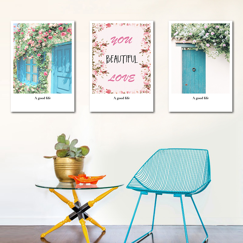 厂家直销挂画卧室客厅油画 新欧式装饰画建筑风景无框画