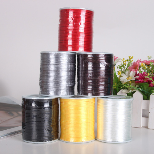 Line 5 Chinese Knot wire DIY Woven Korean Rope 2.0mm Handmade Material about 50 Meters Per Tie Material 