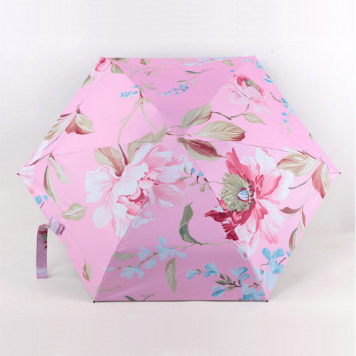 Mini Lightweight Five-Fold Umbrella Folding Sun Shade UV Protection Rain Or Shine Dual-Use Umbrella Sun Protection Pocket Umbrella Sun Umbrella