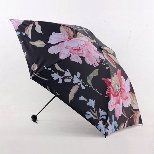 tee folding umbrel sun protection thiened b glue rain umbrel folding 100.00g umbrel creative flower 6 bones sun umbrel