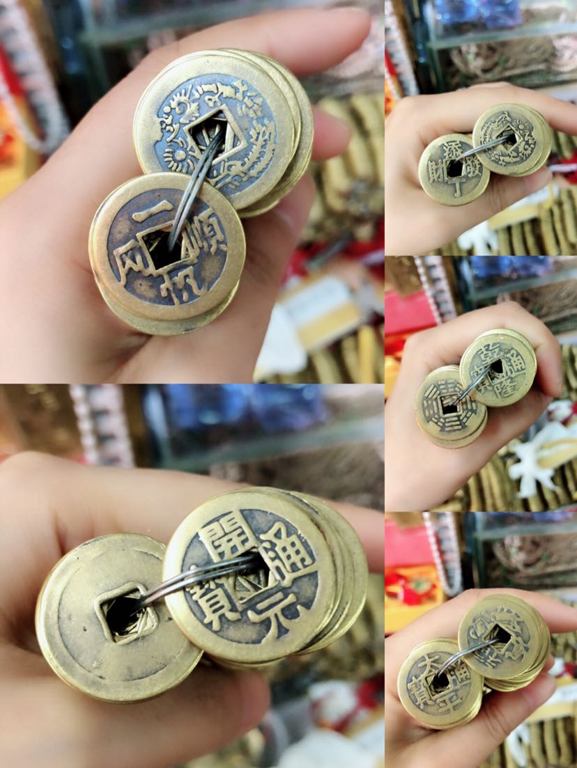 2.5铜钱吉祥语铜钱花钱八卦铜钱