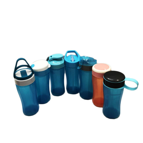 Multi-Lid PE Sports Kettle Drop-Resistant PE Space Cup Polygon Sealed Portable Cup RS-200776