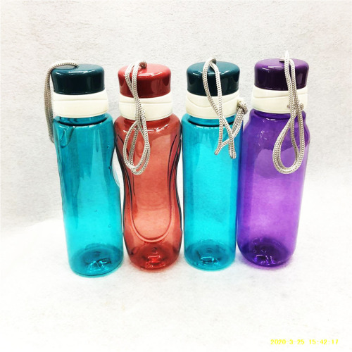 with Rope Double Mouth Sports Bottle Outdoor Sealed Sports Kettle Double Opening Tumbler Wholesale RS-201057