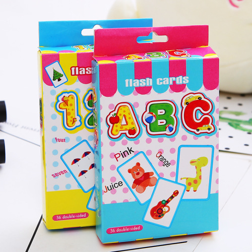 Children‘s Educational Toys Enlightening Early Education English Reading Card ABC Cognitive Card Cross-Border Supply in Stock Wholesale