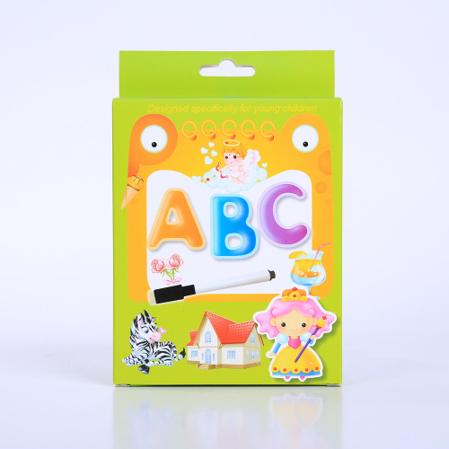 English Enlightening Early Education Card Reading Pictures Learning Letters Numbers and Letters Paper Card Children‘s Tear-Proof Educational Toys