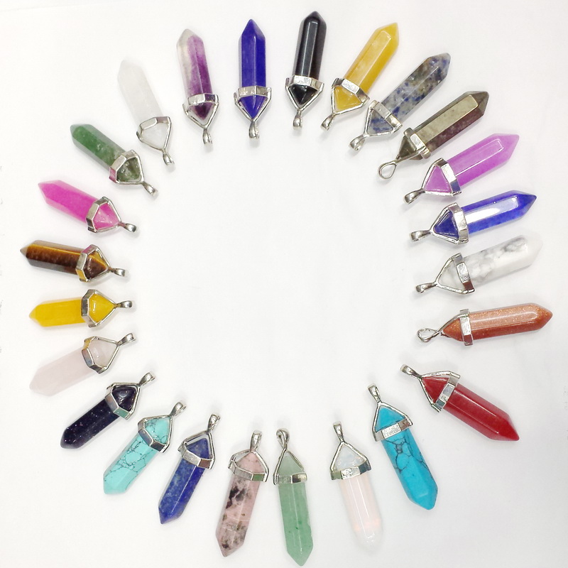 天然石吊坠饰品，紫晶，青金，玛瑙，金砂，蓝砂，蛋白石