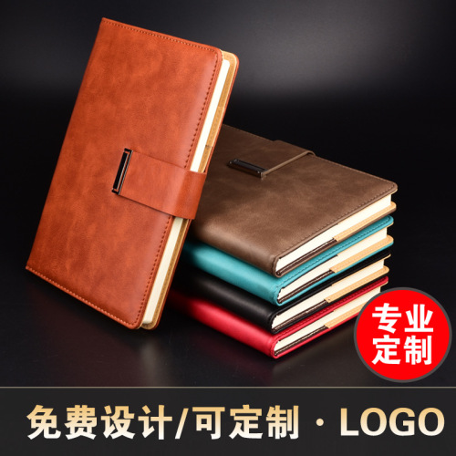 Notepad Factory Customized A5 Business Notepad Diary High-End Notebook Gift Set Customized Logo