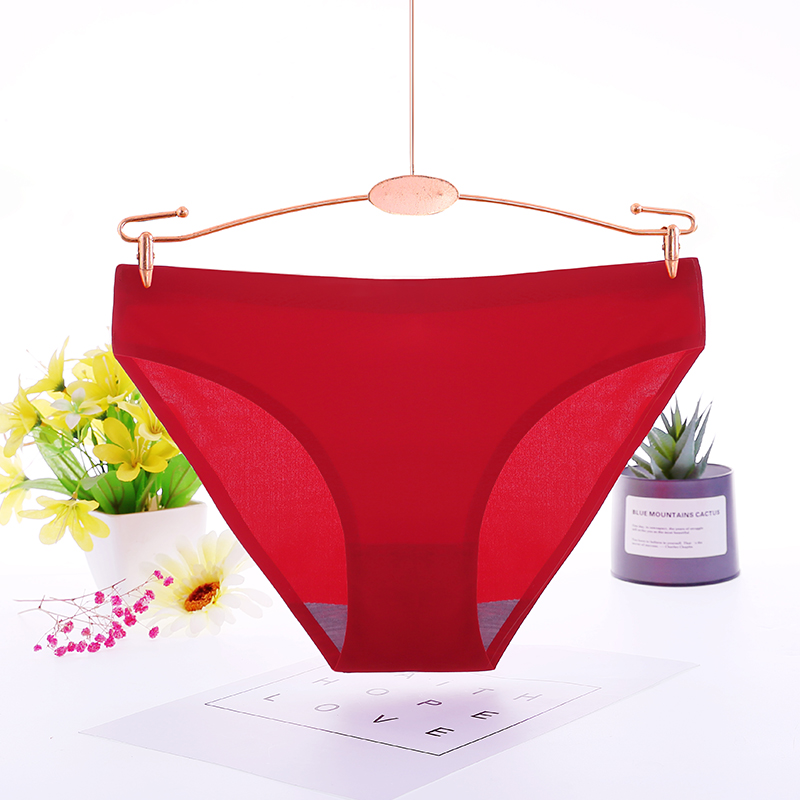 速卖通爆款 无痕冰丝三角女士内裤 东南亚热销文胸内衣 62007