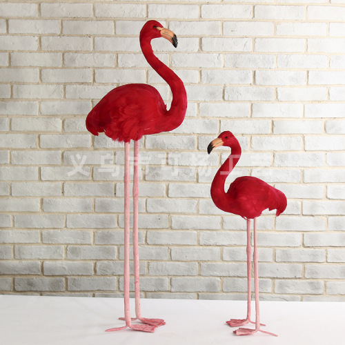 simulation flamingo crafts simulation animal bird craft ornaments wholesale sale wholesale 75cm