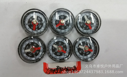 direct sales 25mm with pointer compass， compass， miniature compass， fine workmanship， high quality and reasonable price