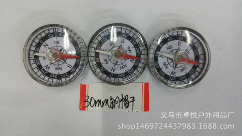Professional Factory Supplier Supply Quality Assurance 30mm Pointer Compass Miniature Gift Accessories Compass