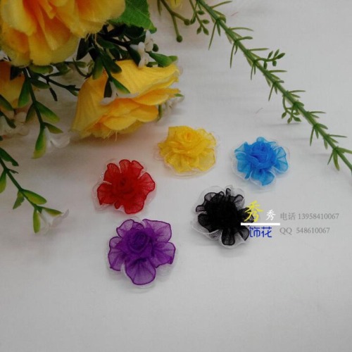 Factory Direct Underwear Lace Bow Floral Clothing Decoration Small Flower DIY Handmade Flower Semi-Finished Products