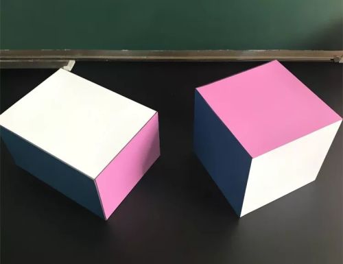 magnetic cube edge length and surface area volume demonstrator model can expand cube three-finger peaks