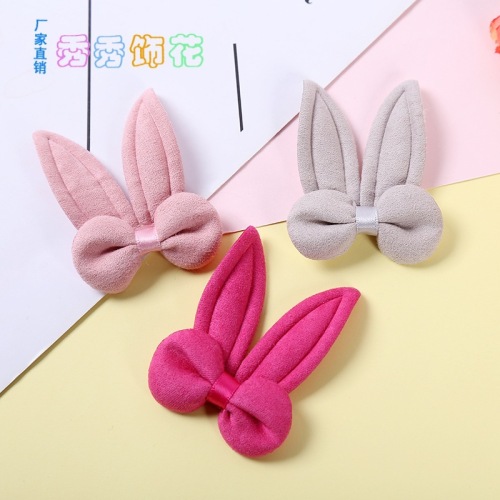 018 Fashion New Cute Cartoon Rabbit Head Bear Cloth Petal Shoes and Hats Decorative Clothing accessories Factory Wholesale 