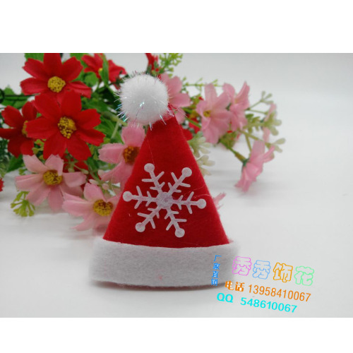 Factory Direct Sales New Christmas Hat Christmas Gift Greeting Card Decoration Accessories Super Cute Plush Little Red Riding Hood