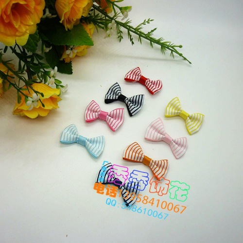 Factory Direct DIY Handmade Material Bow Clothing Accessories Accessories 5070 Striped Knot