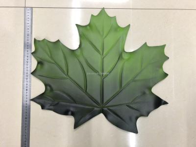 EVA maple leaf dining mat EVA turtle leaf table mat cup mat hotel supplies simulation leaf