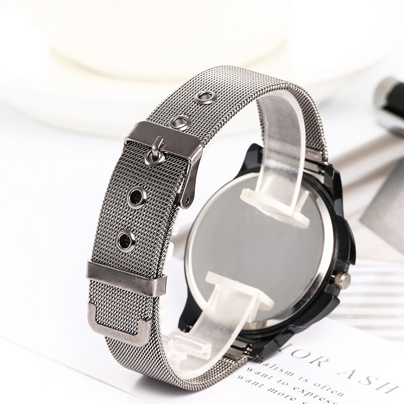 厂家直销花朵钢带手表男士韩版抖音同款钢带时尚手表女士手表详情6