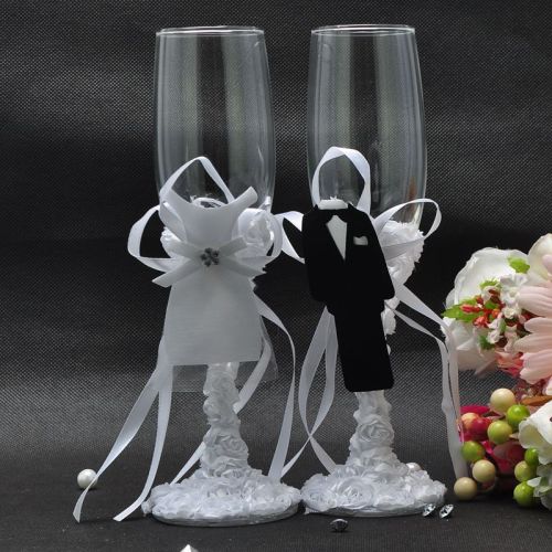 Gift Box Wedding Wedding Wine Glass Set Original Groom Bride Wedding Goblet Champagne Glass Red Wine Glass 