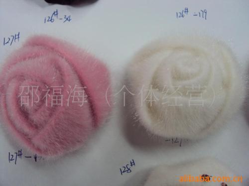 Factory Hot Sale Xiuxiu Decoration Corsage Series Mink Hair Rose DIY Handmade Accessories Wholesale 1