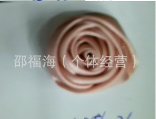 Factory Wholesale Handmade Flowers Series DIY Ribbon Medium Rose Clothing Headwear Accessories