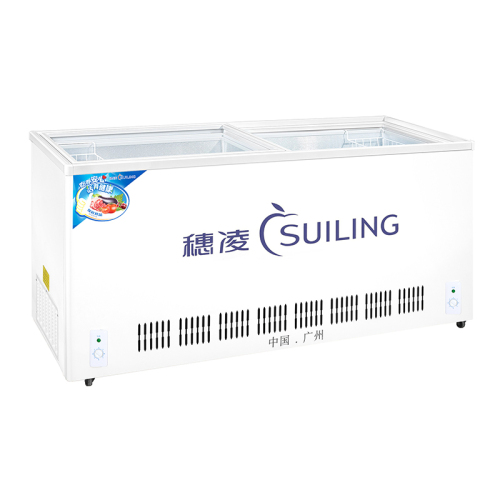 wt4-316ii double temperature horizontal commercial freezer large capacity beer cabinet double compressor freezer