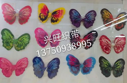 Thermal Transfer Butterfly Handmade Flower New Accessories Thermal Transfer Bow Non-Fading New Technology Spot