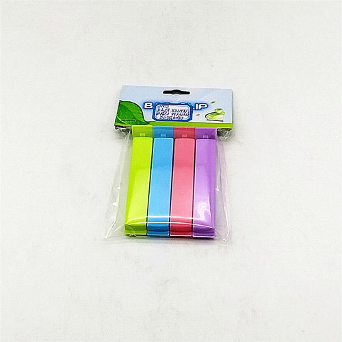 Sunshine Department Store Color Sealing Clip Tea Food Plastic Bag Food Sealing Clip Candy Color Sealing Clip 