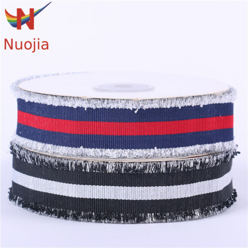 striped ribbon tassel lace ribbon korean ribbon jewelry accessories accessories