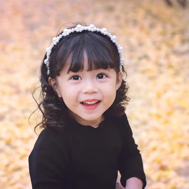 韩国韩版儿童女童发箍发卡学生头饰超仙可爱珍珠发饰甜美公主防滑