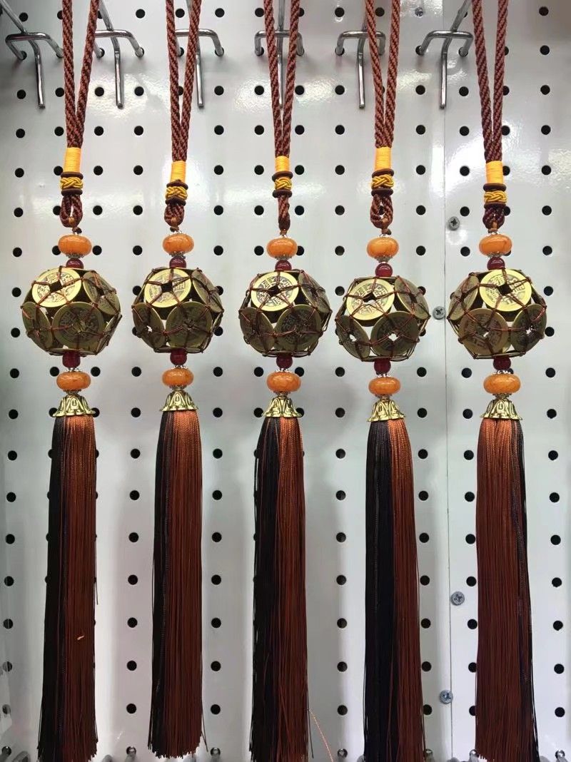 铜钱球路路通车挂