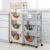 Kitchen shelves multilayer storage shelves vegetables small department store basket bedroom sundry storage basket