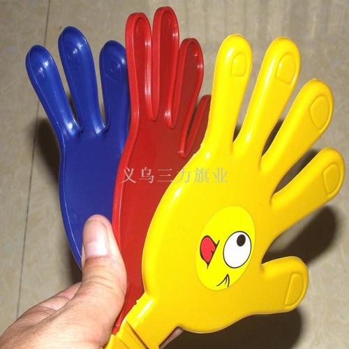 28cm large hand clapper plastic hand clapper led luminous hand clapper toy hand clapper