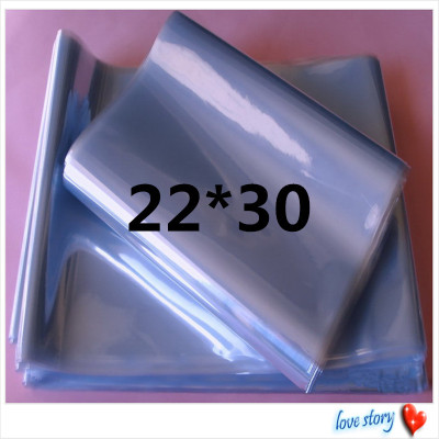 PVC shrink film 22*30 shrink bag plastic bag blister bag bag bag manufacturers direct selling spot free shipping
