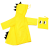 Little dinosaur raincoat H601 children's raincoat boys' nursery school children's baby children's raincoat