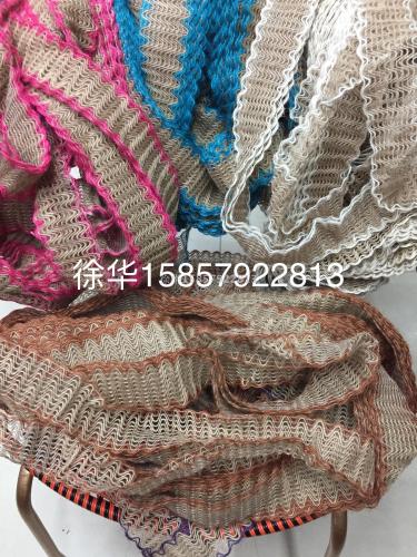 factory Direct Wave Line Hemp Rope Braided Thread Ribbon Lace