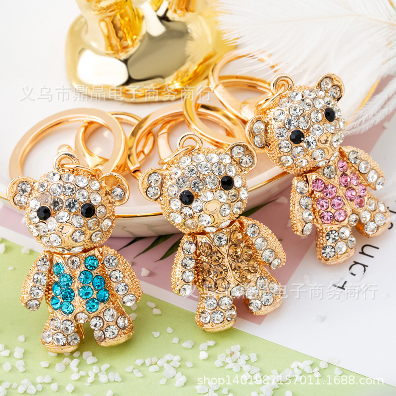 马甲熊 树熊 饰品挂机 礼品促销 水晶钥匙扣 汽车挂件