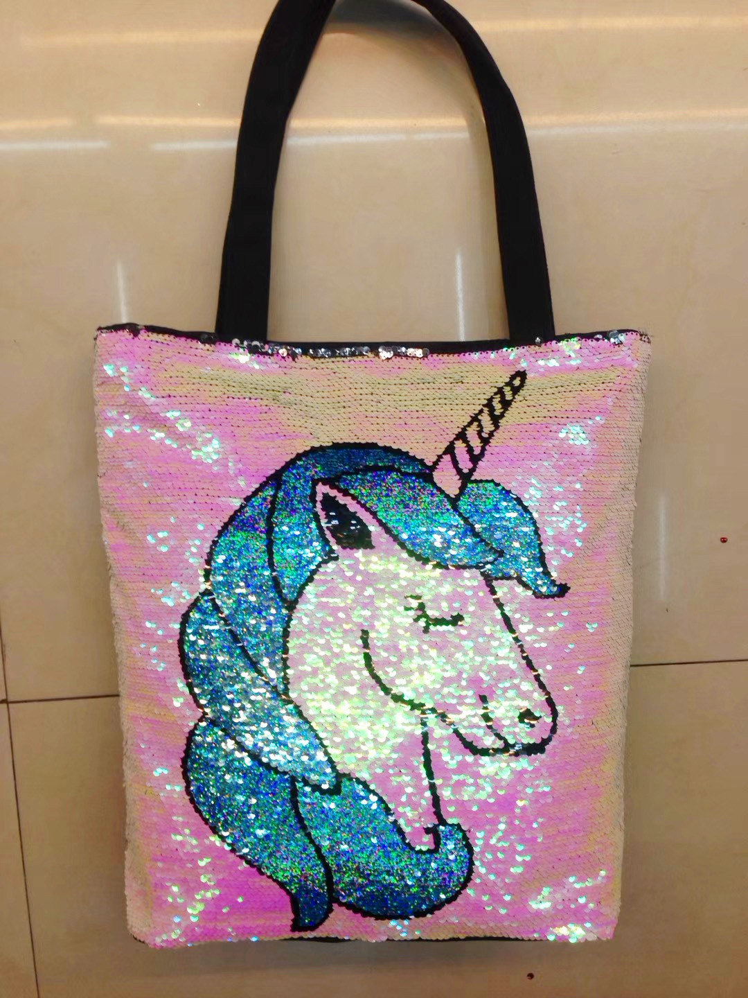 unicorn color changing backpack