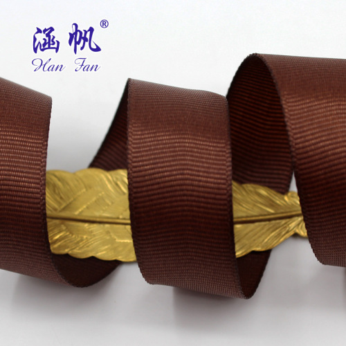 Hanfan Encryption Rib Ribbon Cake Ribbon Holiday Gift Ribbon Gift Box Packaging Ribbon Rib Edge Satin Ribbon