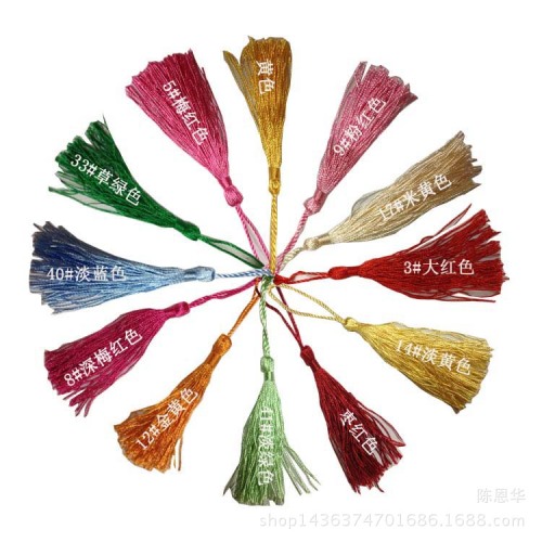 spot chinese knot tassel/tassel can be customization as request tassel full color diy small tassel clothing accessories