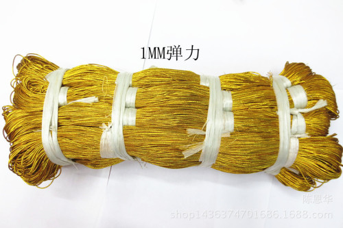 1mm gold and silver filament gold and silver tag string cooking oil tag rope