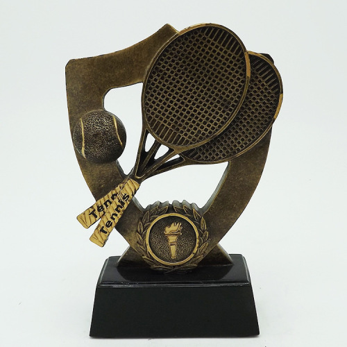 tennis trophy souvenir prize factory direct plastic metal resin sports crafts trophy hx1231