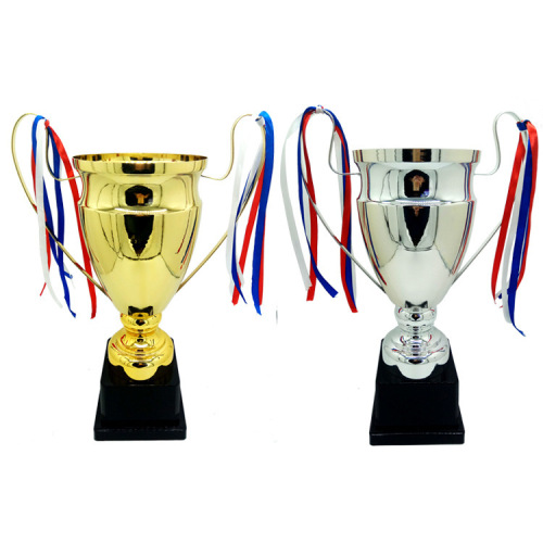 zinc alloy metal trophy football trophy spot mvp cup free logo basketball game prize hxcy115