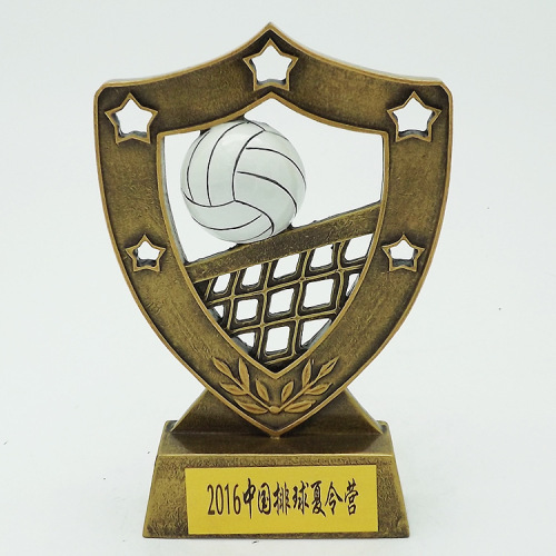 New Volleyball Commemorative Trophy Factory Direct Plastic Metal Resin Sports Crafts Trophy Hx4805