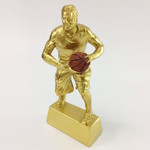 Basketball Competition Award Prize Factory Direct Sales Resin Metal Plastic Trophies Athlete Commemorative Ornaments