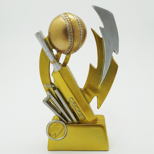 new resin cricket craft gift metal plastic award decoration cricket souvenir trophy hx1876