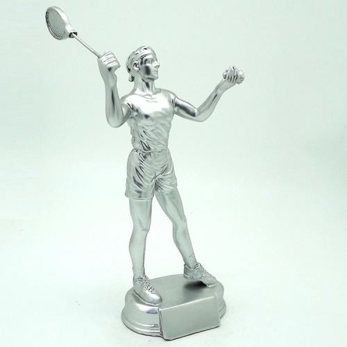 badminton commemorative trophy customized resin crafts sports award trophy factory direct hx1410