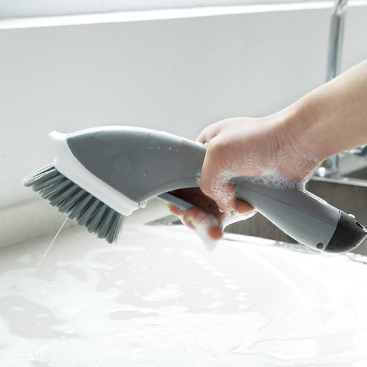 Household stove cleaning brush, kitchen pot washing brush, tile sink gap cleaning brush pic 4